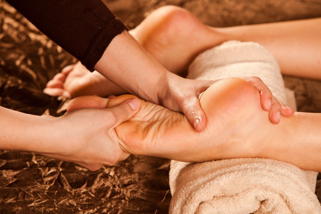 Ayurvedic (indian) foot massage