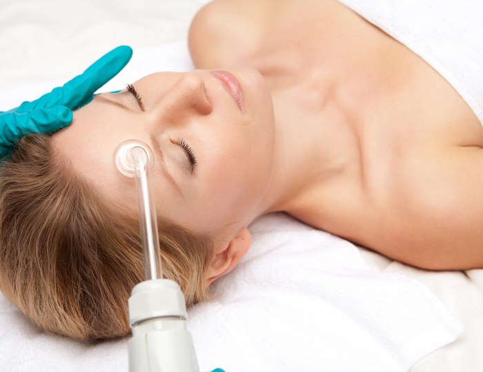 Darsonvalization procedure