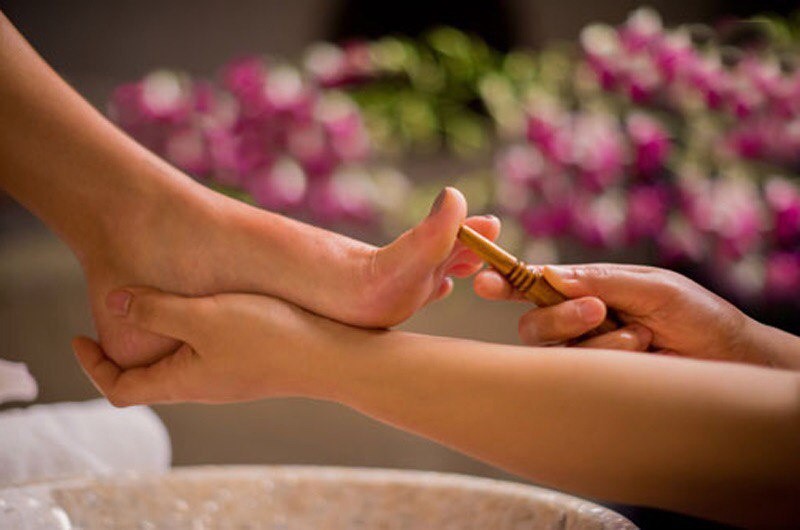 Thai foot massage